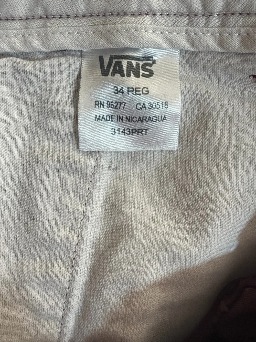 Vans Authentic Chino Straight Pants - Port/Maroon - Picture 4 of 10